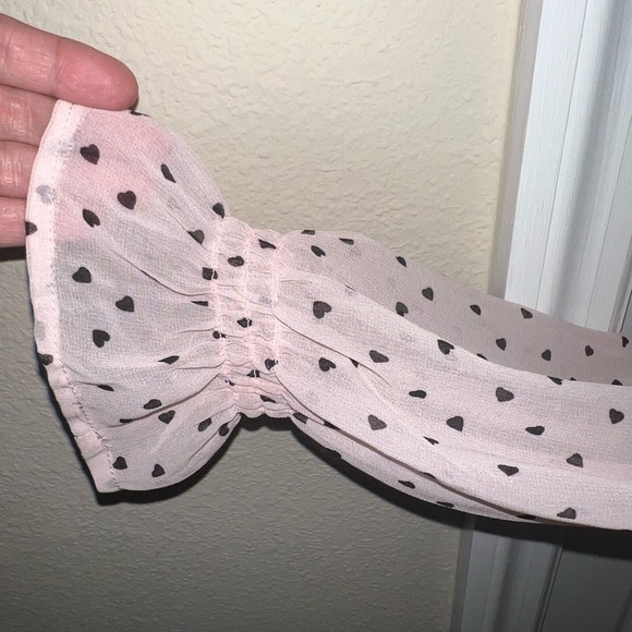 Pink Heart Print Dress - Picture 4 of 5